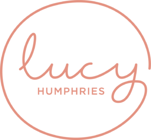 LucyHumphries Logo Secondary Peach 300x279